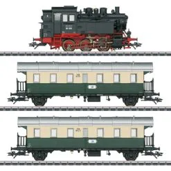 26618 Marklin Stoomlocomotief Serie 80 036 VSM & 2 Personenrijtuigen