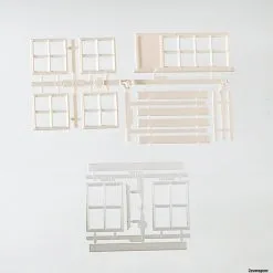 62806 Piko G-Bauteile: US-Fenster/Türen